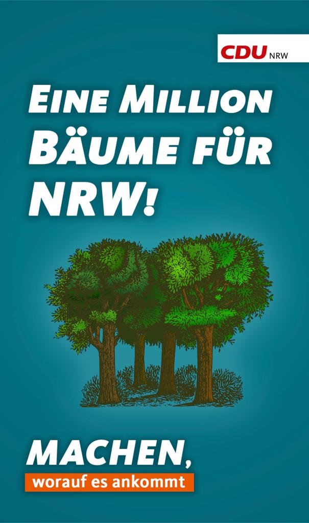 Eine Millionen Bäume für NRW