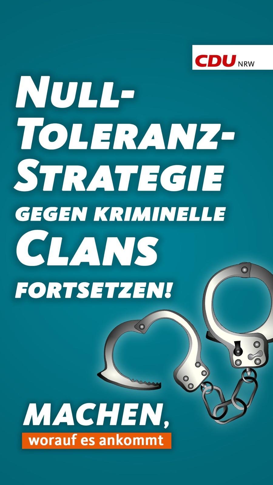 Null-Toleranz-Strategie bei Clan-Kriminalität