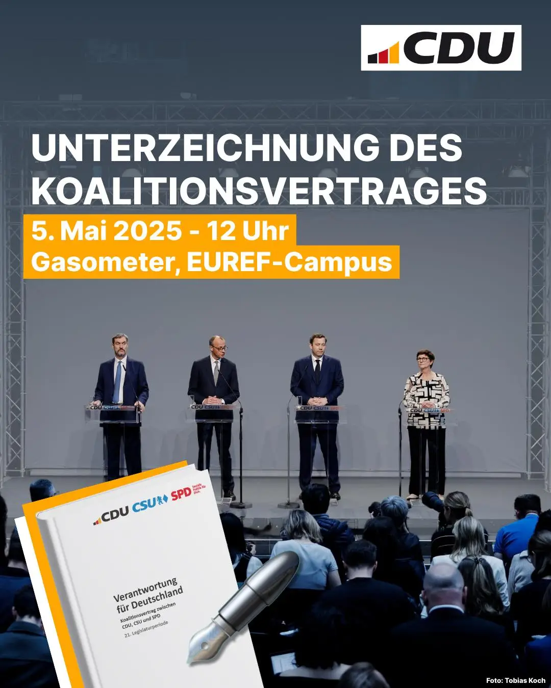 Koalitionsvertrag wurde unterzeichnet